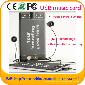 Бизнес Музыкальная карта USB с Вашим логотипом Брендинг 
